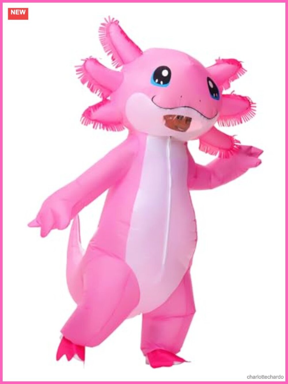 Axolotl Inflatable Costume Adult Halloween Cosplay Blow-Up